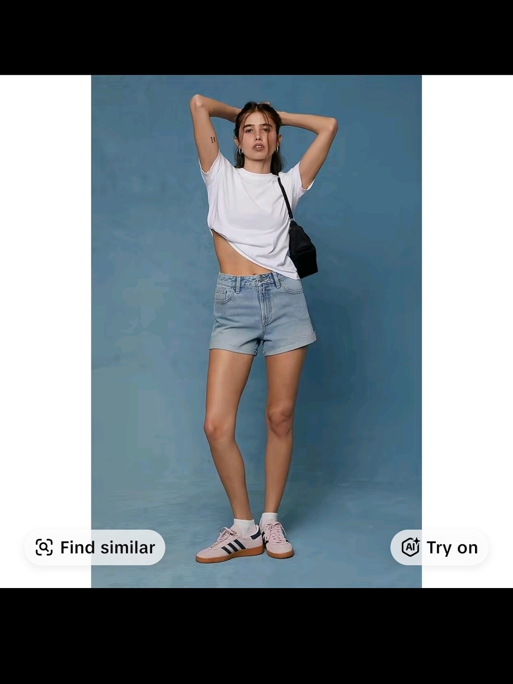 Pacsun Ivy High Waisted Denim Shorts